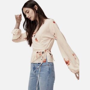 Wilfred Floral Wrap Top